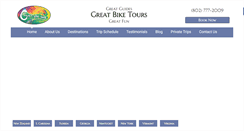 Desktop Screenshot of greatbiketours.com
